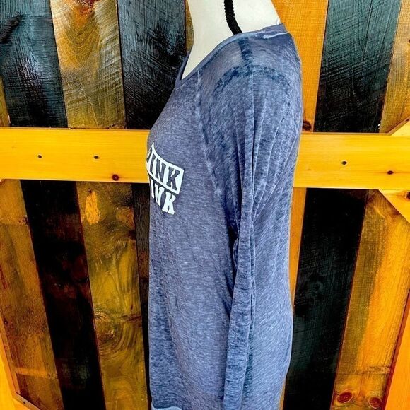 Victoria Secret PINK  sheer long sleeved top sz M - Picture 6 of 6